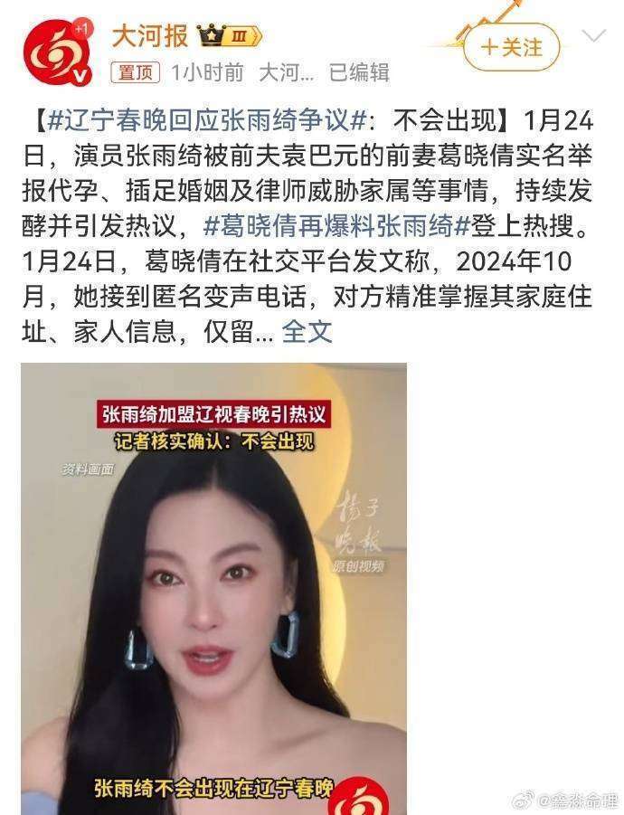 张雨绮人设崩塌：代孕、插足婚姻、法律伦理双重危机