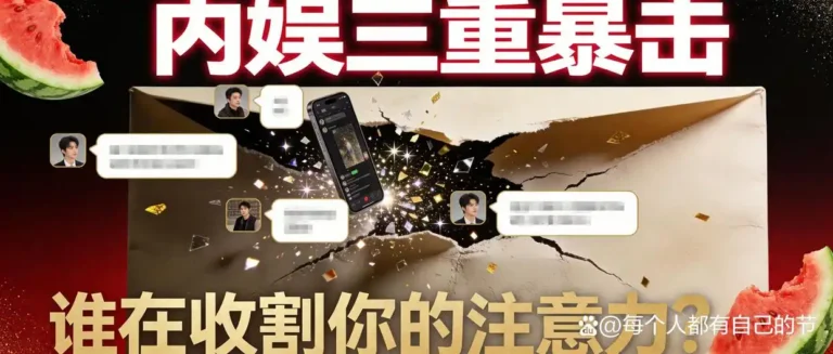 一周内娱大瓜盘点：录音曝光、感情变动传闻、艺人发名单，哪件最离谱？