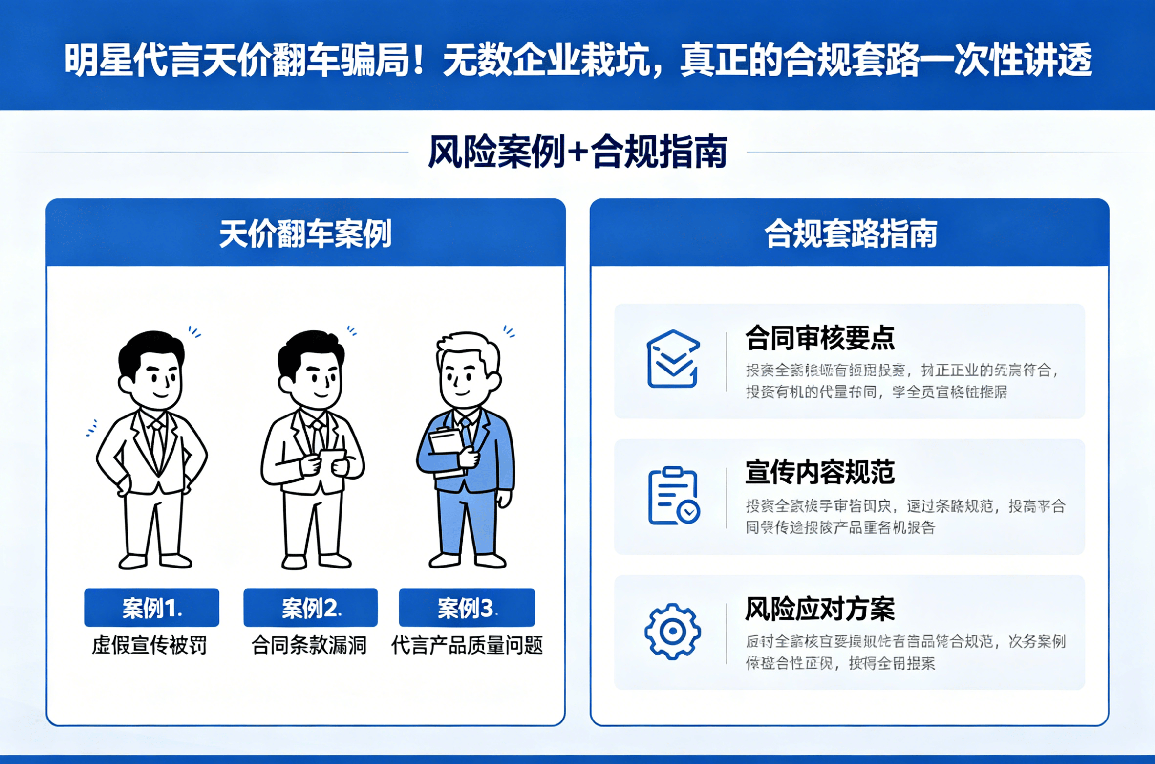 明星天价代言骗局！企业合规套路全揭秘